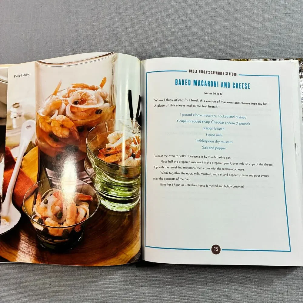 Uncle Bubba's Savannah Seafood Cookbook Hardcover Paula Deen Foreword Recipes